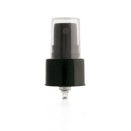 24mm Black Mist Spray & Clear Overcap - Click Image to Close